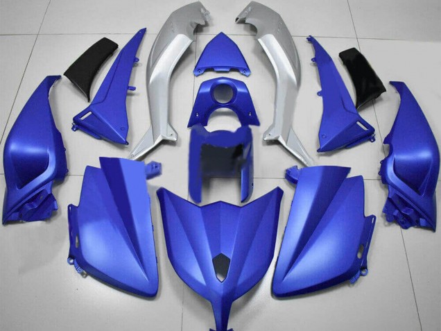 Carenados Moto Yamaha TMAX530 2012-2014 - Azul Mate Plata Fábrica