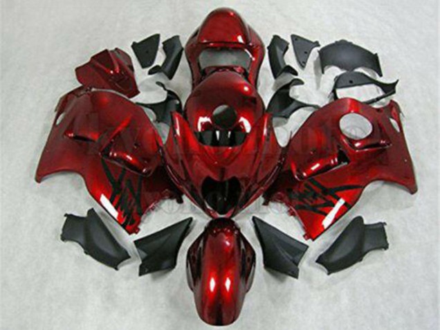 Carenado Moto Suzuki GSXR 1300 Hayabusa 1996-2007 - Rojo Negro Fábrica