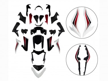 Carenados Moto Suzuki GSX-S 1000 2015-2020 - Negro Rojo Blanco Fábrica