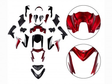 Carenados Moto Suzuki GSX-S 1000 2015-2020 - Negro Rojo Fábrica