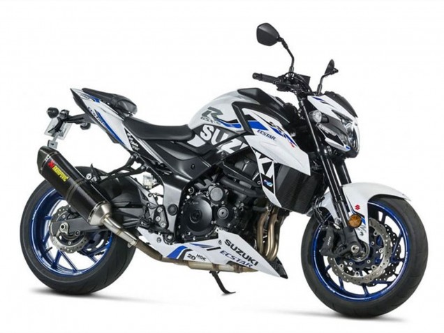 Carenados Moto Suzuki GSX-S 750 2017-2022 - Blanco Azul Ecstar Fábrica