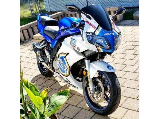 Carenados Moto Suzuki SV650 2003-2013 - Blanco Azul Lucky Strike Motul Fábrica