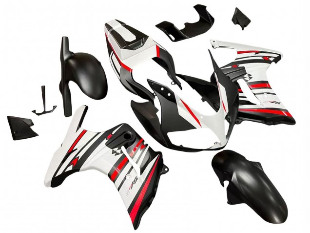 Carenados Moto Suzuki SV650 2003-2013 - Blanco Rojo Negro Fábrica