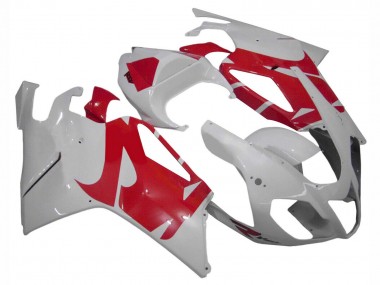 Carenados Moto Aprilia RSV1000 2003-2006 - Blanco Rojo Fábrica