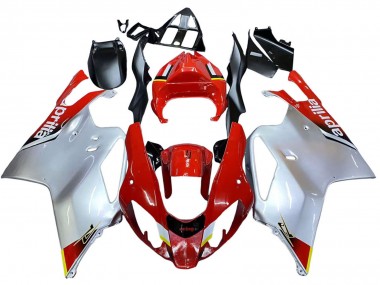 Carenados Moto Aprilia RSV1000 2003-2006 - Blanco Rojo Negro Fábrica