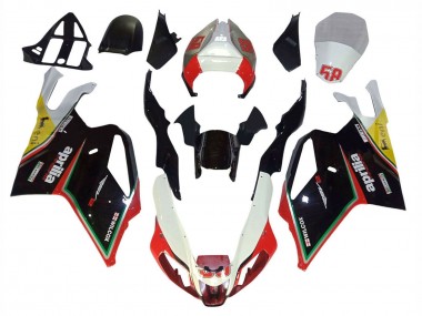 Carenados Moto Aprilia RSV1000 2003-2006 - Blanco Negro Rojo Amarillo 58 Fábrica