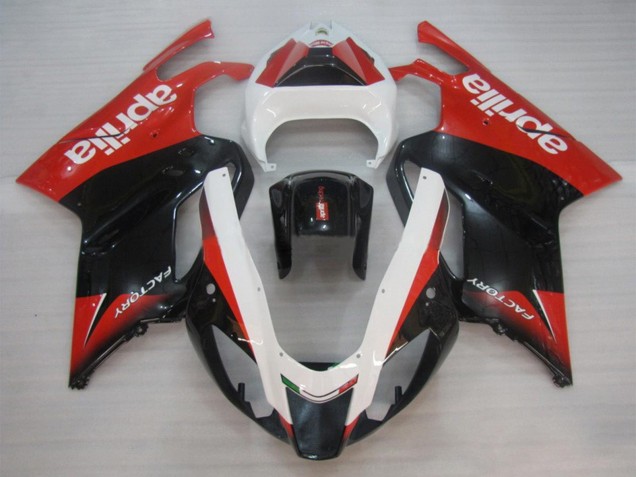 Carenados Moto Aprilia RSV1000 2003-2006 - Rojo Negro Blanco Fábrica