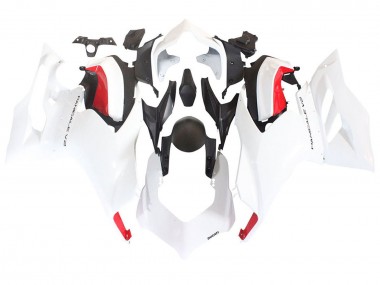 Carenados Moto Ducati Panigale V2 2020-2024 - Blanco Rojo Negro Mate Fábrica