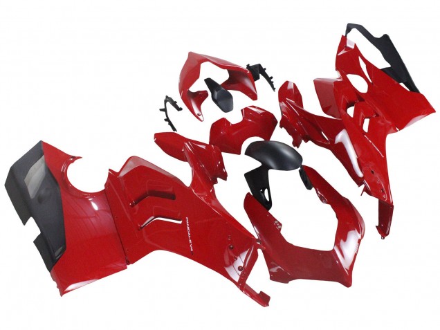 Carenado Moto Ducati Panigale V4 V4S 2020-2021 - Rojo Negro Mate Fábrica