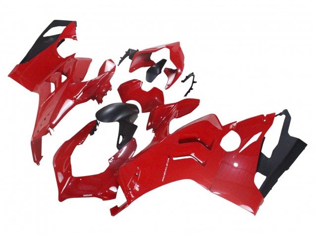 Carenado Moto Ducati Panigale V4 V4S 2020-2021 - Rojo Negro Mate Fábrica