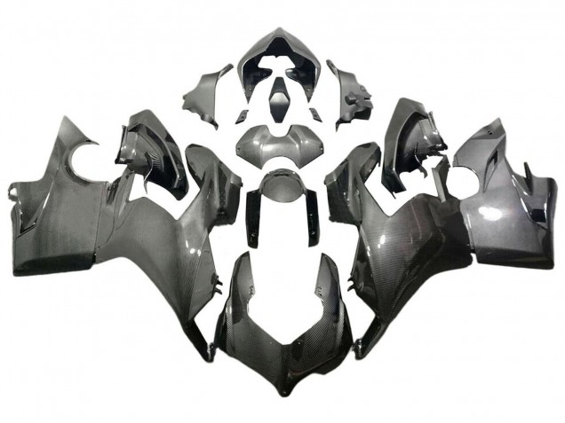 Carenados Moto Ducati Panigale V4 V4S 2018-2019 - Negro FibraCarbono Estilo Fábrica