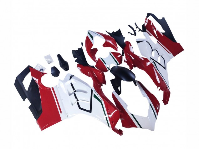Carenados Moto Ducati Panigale V4 V4S 2020-2021 - Blanco Rojo Verde Negro Mate Fábrica