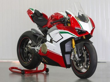 Carenados Moto Ducati Panigale V4 V4S 2018-2019 - Blanco Rojo Verde Negro Brillante Fábrica