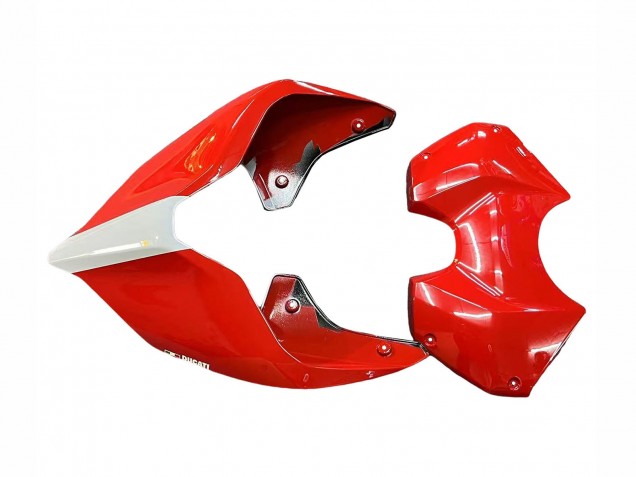 Carenados Moto Ducati Panigale V4 V4S 2018-2019 - Blanco Plata Rojo Negro Brillante Fábrica