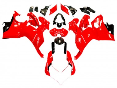 Carenados Moto Ducati Panigale V4 V4S 2018-2019 - Blanco Rojo Negro Brillante Fábrica