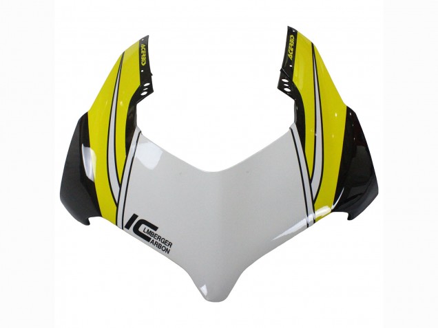 Carenados Moto Ducati Panigale V4 V4S 2020-2021 - Amarillo Blanco Negro Brillante Fábrica