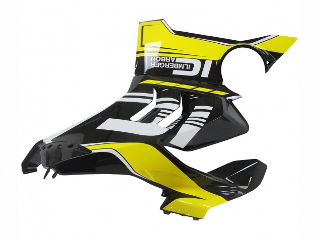 Carenados Moto Ducati Panigale V4 V4S 2020-2021 - Amarillo Blanco Negro Brillante Fábrica