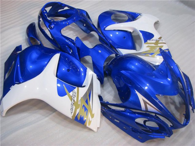 Carenados Moto Suzuki GSXR 1300 Hayabusa 2008-2020 - Blanco Azul Fábrica