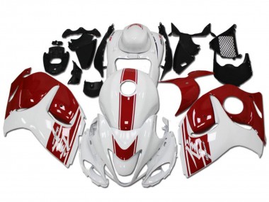 Carenados Moto Suzuki GSXR 1300 Hayabusa 2008-2020 - Blanco Rojo Fábrica