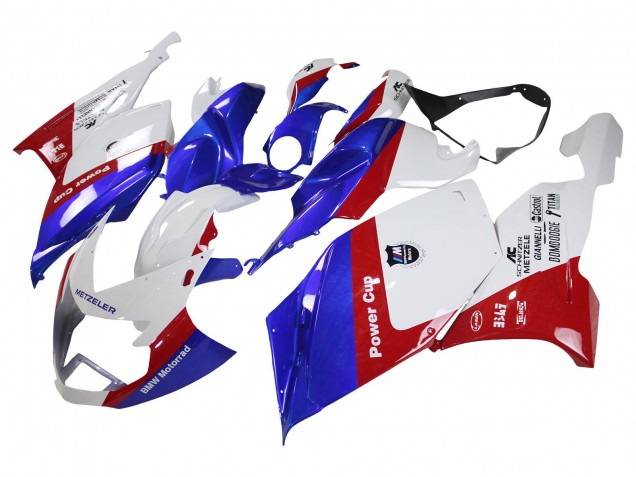 Carenados ABS BMW K1200S 2005-2010 - Blanco Rojo Azul Fábrica