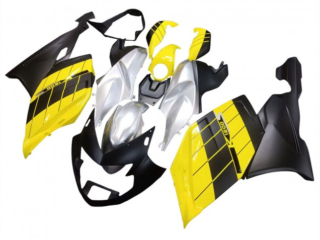 Carenados Moto BMW K1200S 2005-2010 - Amarillo Plata Negro Mate Fábrica