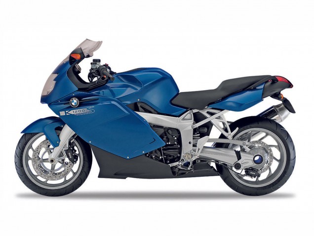 Carenados Moto BMW K1200S 2005-2010 - Azul Oscuro Negro Fábrica