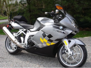 Carenado Moto BMW K1200S 2005-2010 - Plata Amarillo Negro Fábrica