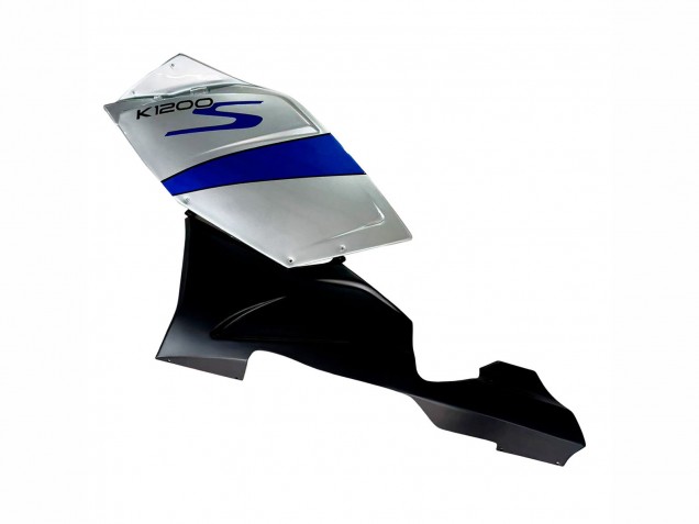 Carenado Moto BMW K1200S 2005-2010 - Plata Azul Negro Fábrica
