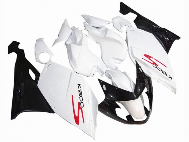 Carenados Moto BMW K1200S 2005-2010 - Blanco Negro Brillante Fábrica
