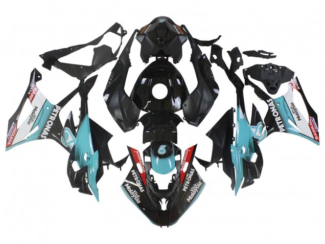 Carenados Moto BMW S1000RR 2023-2024 - Azul Claro Negro Mate Petronas Fábrica