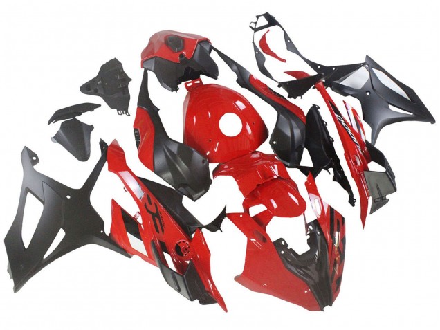 Carenados Moto BMW S1000RR 2023-2024 - Rojo Negro Mate Fábrica
