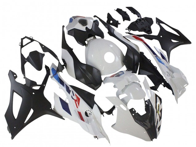 Carenado Moto BMW S1000RR 2023-2024 - Blanco Azul Rojo Negro Mate Fábrica