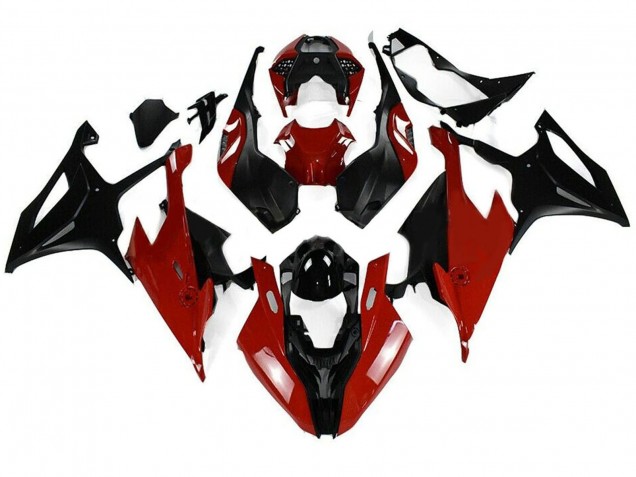 Kits Carenado Moto BMW S1000RR 2019-2022 - Negro Rojo Fábrica