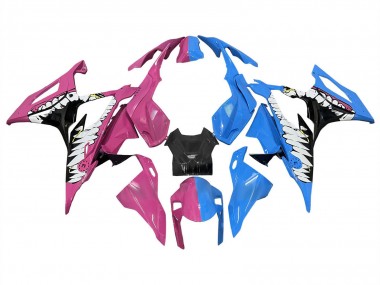Carenados Moto BMW S1000RR 2019-2022 - Rosa Profundo Azul Tiburón Fábrica