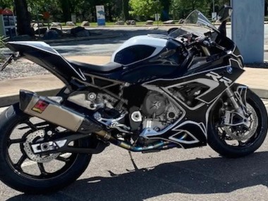 Carenados Moto BMW S1000RR 2019-2022 - Negro Blanco Fábrica