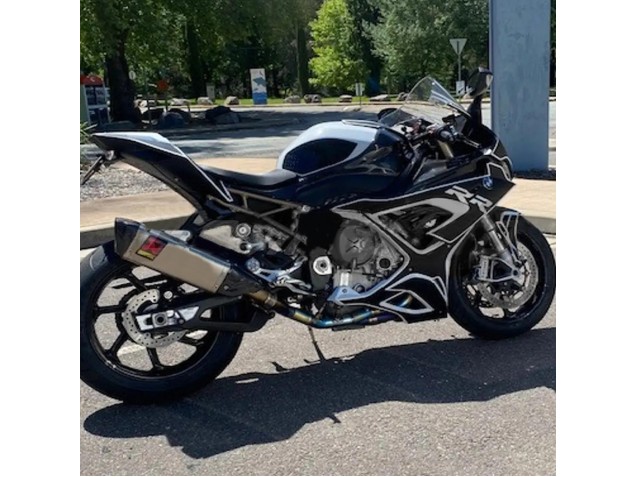 Carenados Moto BMW S1000RR 2019-2022 - Negro Blanco Fábrica