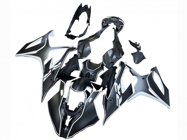 Carenados Moto BMW S1000RR 2019-2022 - Negro Blanco Fábrica