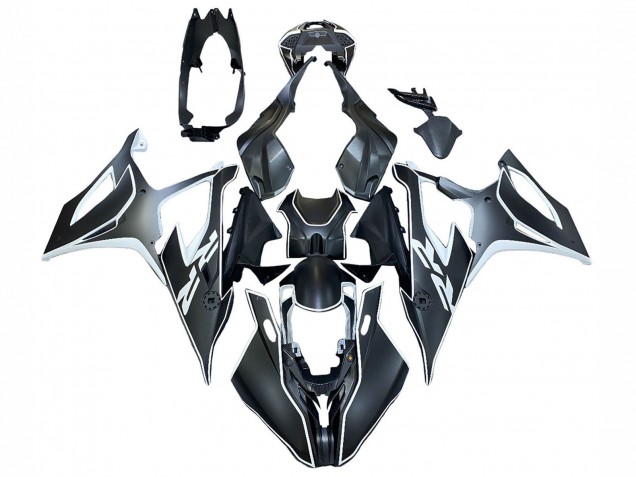 Carenados Moto BMW S1000RR 2019-2022 - Negro Blanco Fábrica