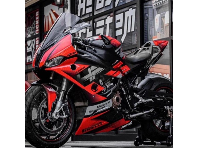 Carenados Moto BMW S1000RR 2019-2022 - Negro Rojo Gris Fábrica