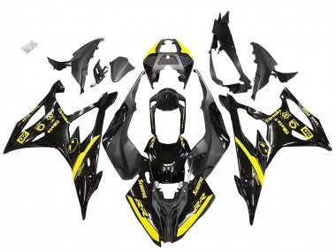 Carenados Moto BMW S1000RR 2019-2022 - Negro Brillante Amarillo Fábrica