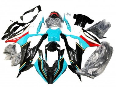 Carenados Moto BMW S1000RR 2019-2022 - Negro Azul Cielo Rojo Fábrica