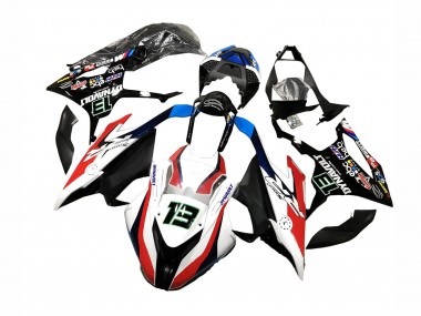 Carenados Moto BMW S1000RR 2019-2022 - Negro Blanco Rojo 13 Fábrica