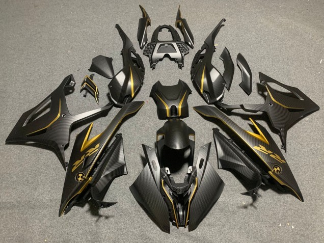 Carenados Moto BMW S1000RR 2019-2022 - Negro Oro FibraCarbono Fábrica