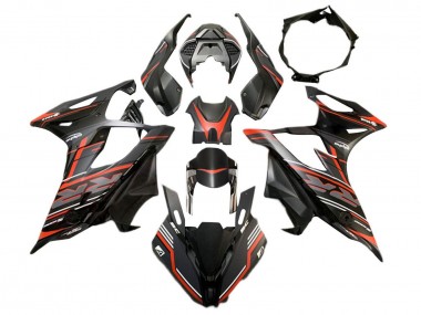 Carenado Moto BMW S1000RR 2019-2022 - Negro Mate Rojo Fábrica