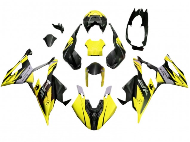 Carenados Moto BMW S1000RR 2019-2022 - Amarillo Mate Negro Fábrica