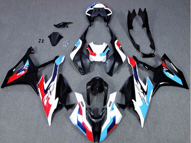Carenados Moto BMW S1000RR 2019-2022 - Negro Blanco Azul Fábrica