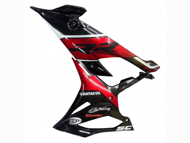 Carenados Moto BMW S1000RR 2019-2022 - Negro Rojo Oscuro Fábrica