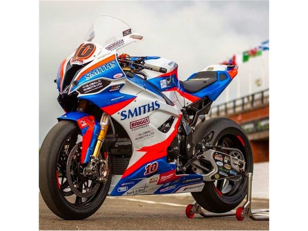 Carenados Moto BMW S1000RR 2019-2022 - Blanco Azul Rojo Smiths Fábrica