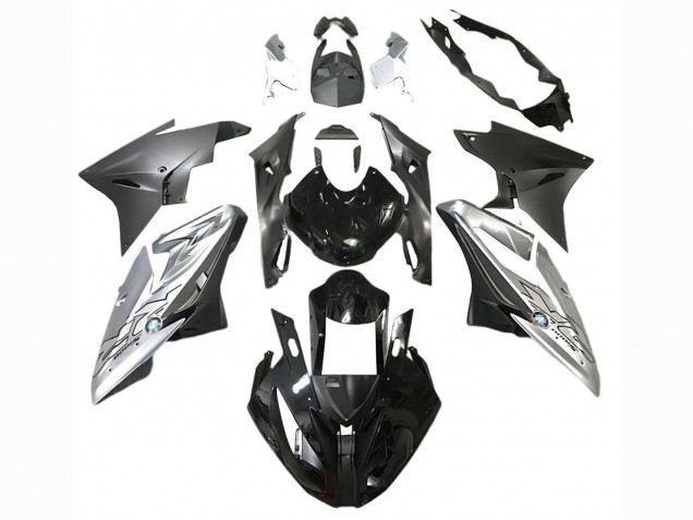 Carenado Moto BMW S1000RR 2017-2018 - Plata Negro Fábrica