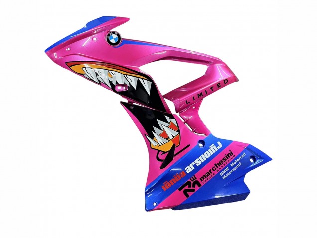 Carenados Moto BMW S1000RR 2017-2018 - Rosa Azul Amarillo Tiburón Fábrica